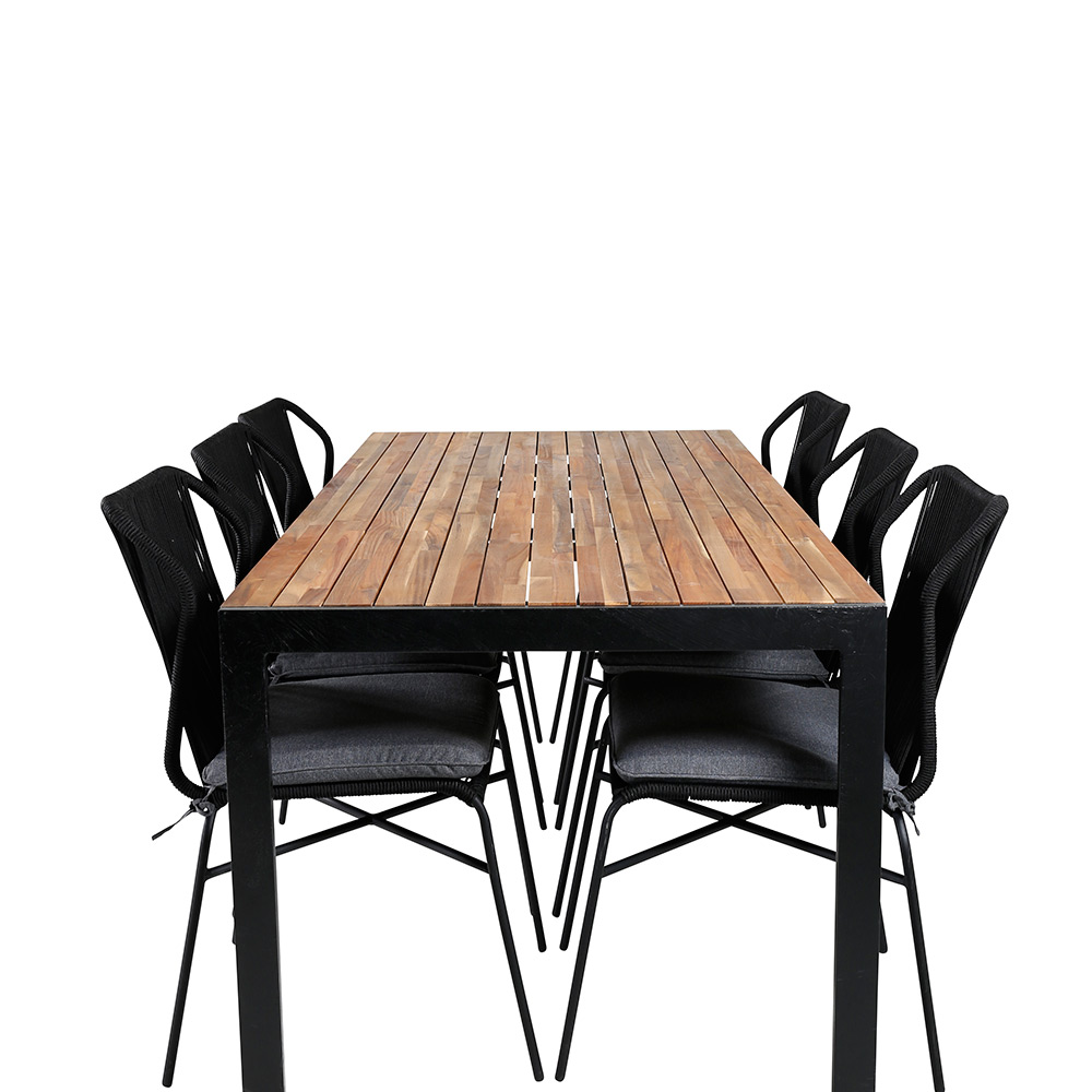 Matgrupp Venture Home Bois med 6 Julle Stolar