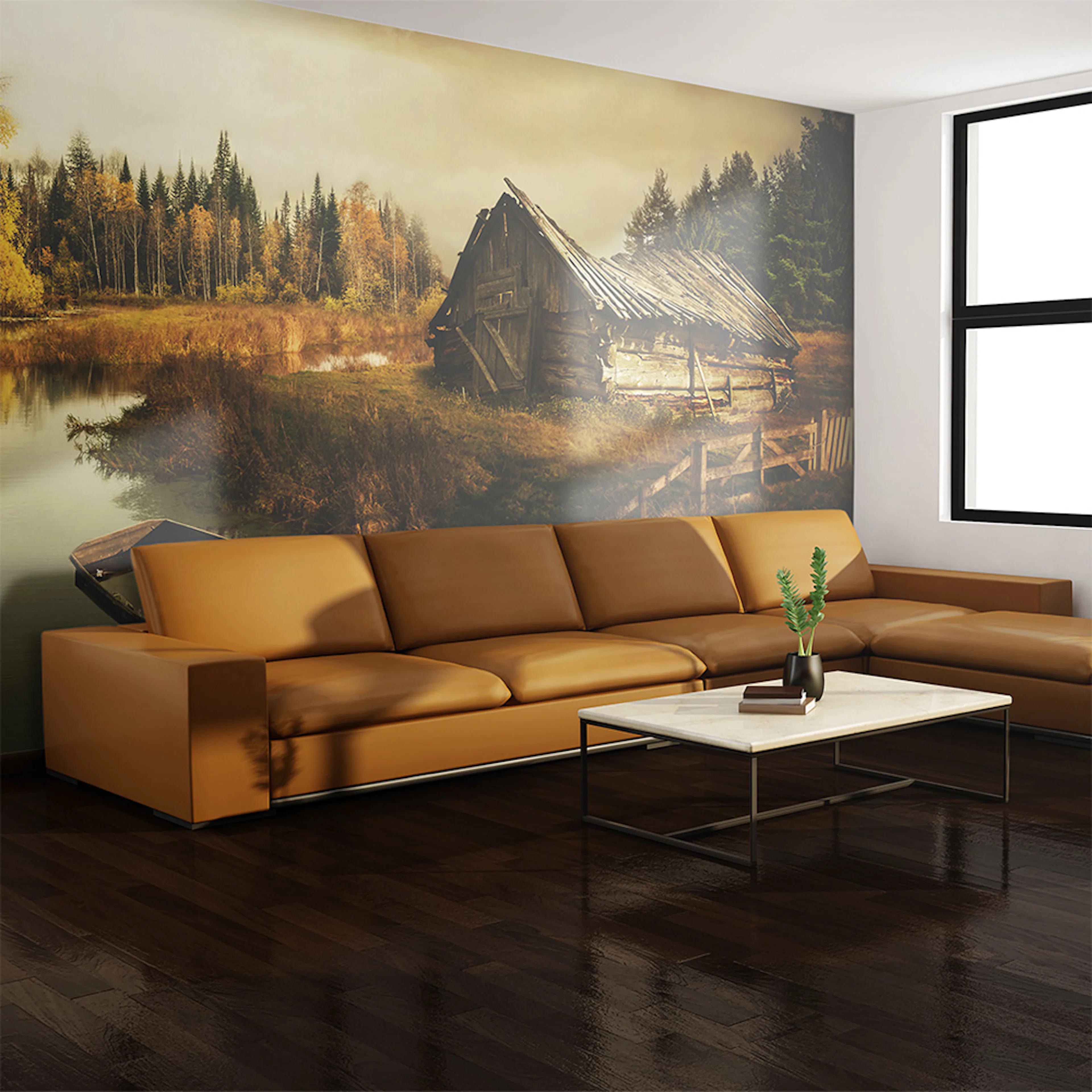 Fototapet XXL Arkiio Desolate hut 550x270 cm