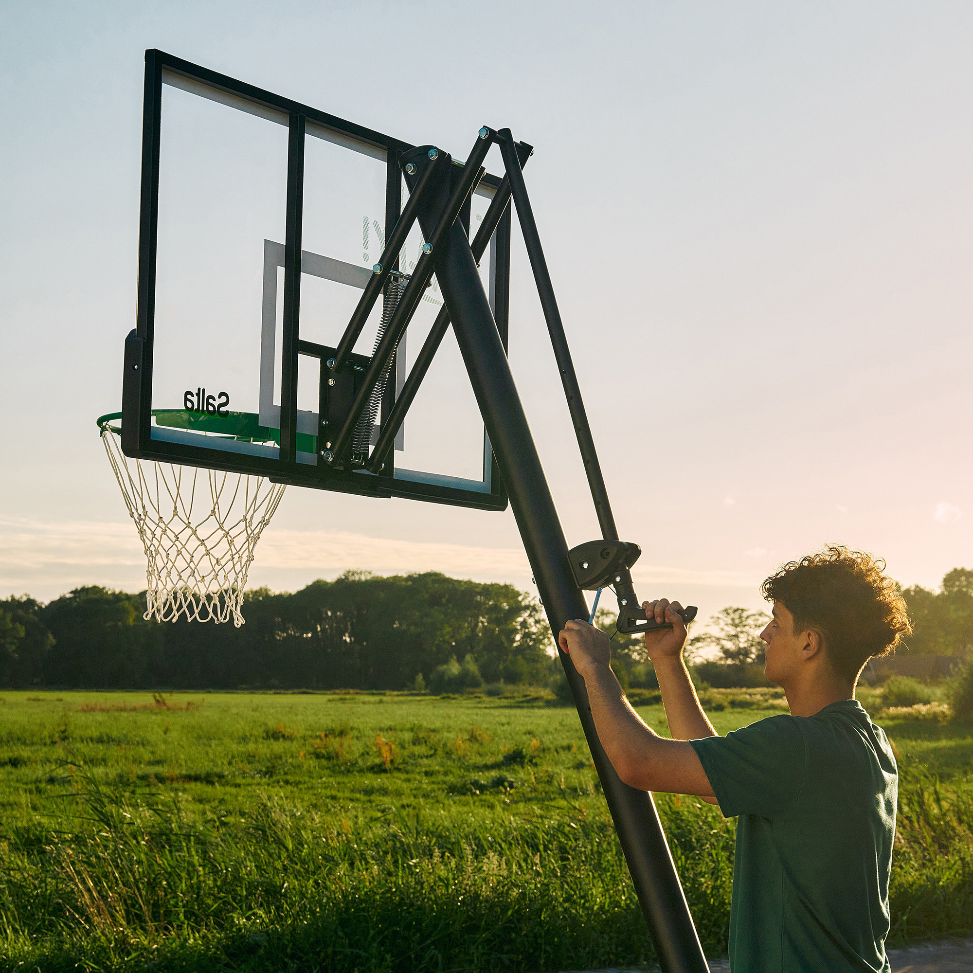 Basketstativ Salta Guard 138x371x240 cm