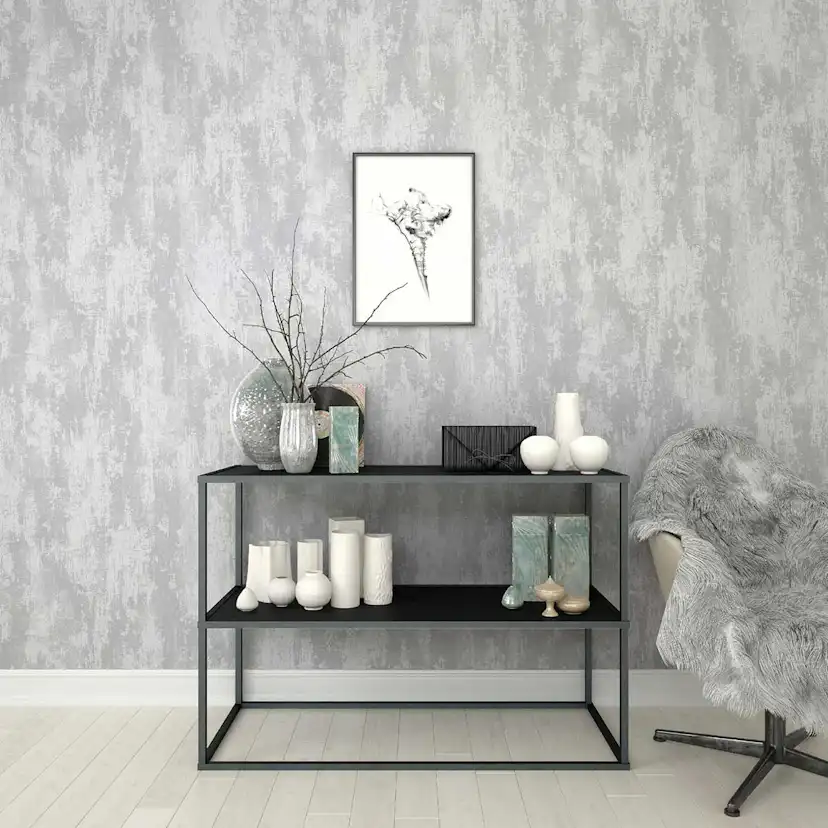 Tapet Boutique Industriell Metallic 104132