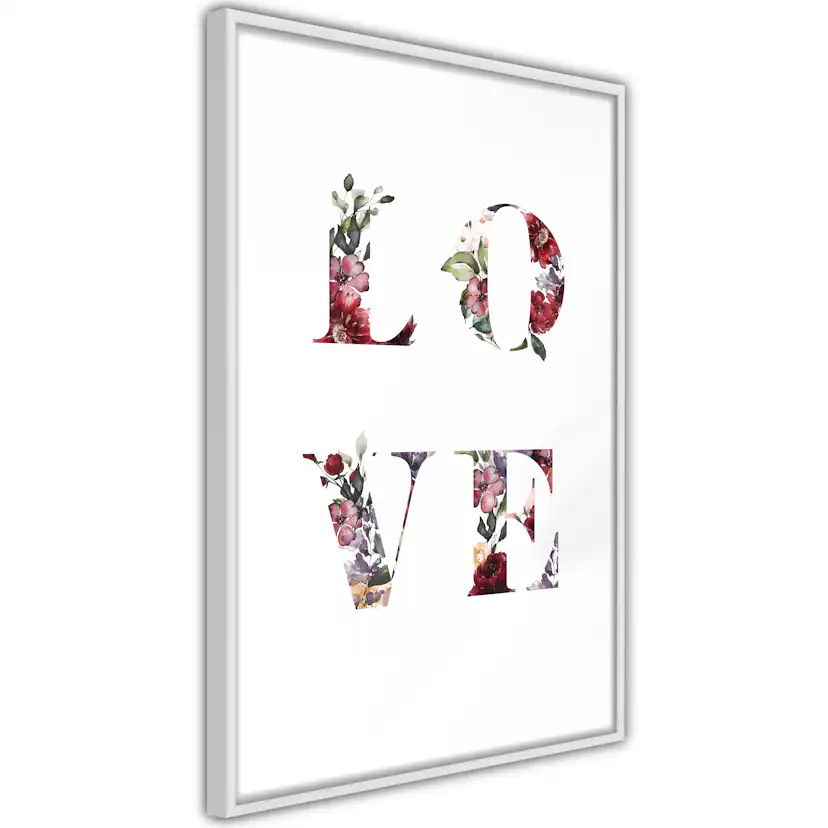 Poster Artgeist Affisch Love in Flowers
