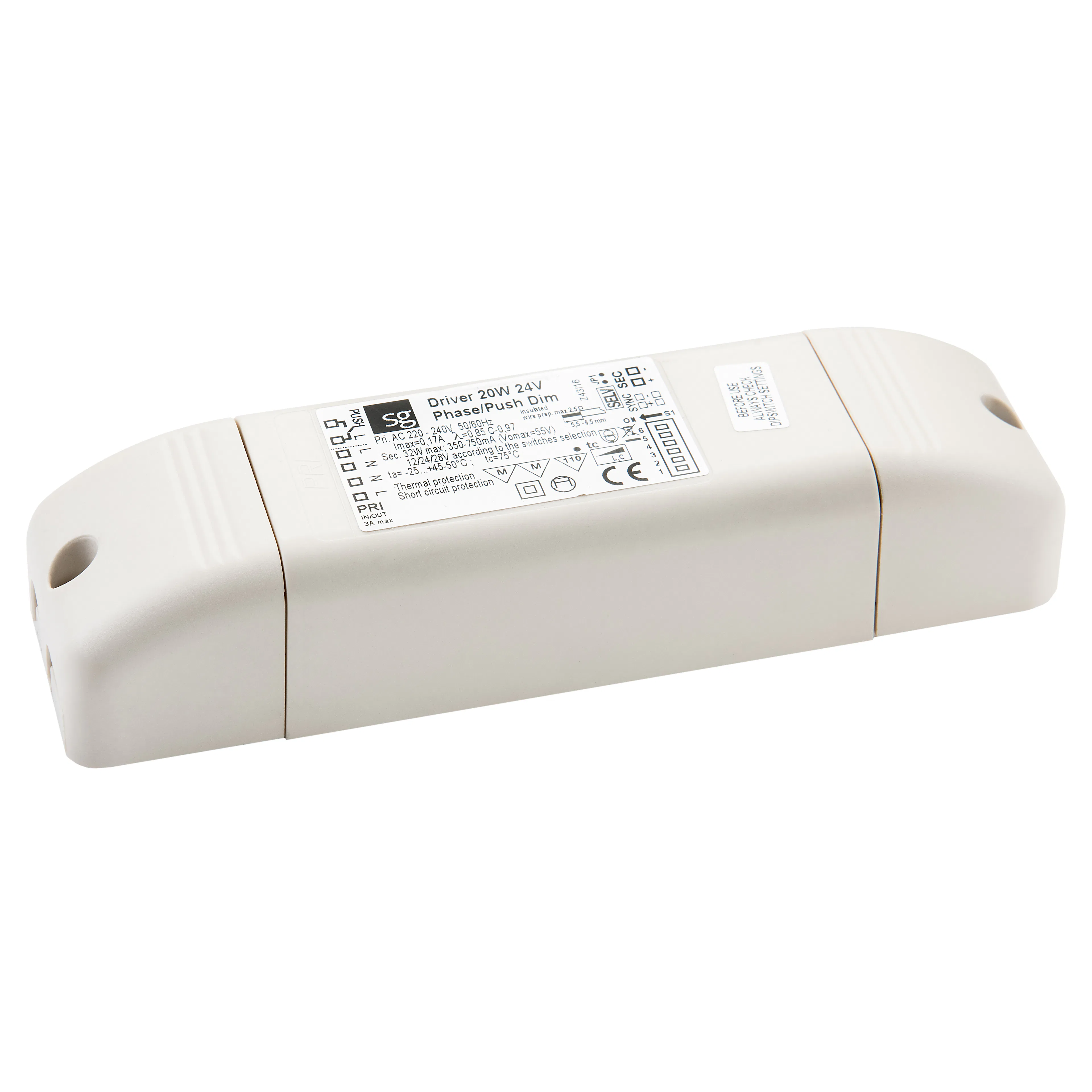Driver SG ARMATUREN 17W 350Ma Dc Bak/Push