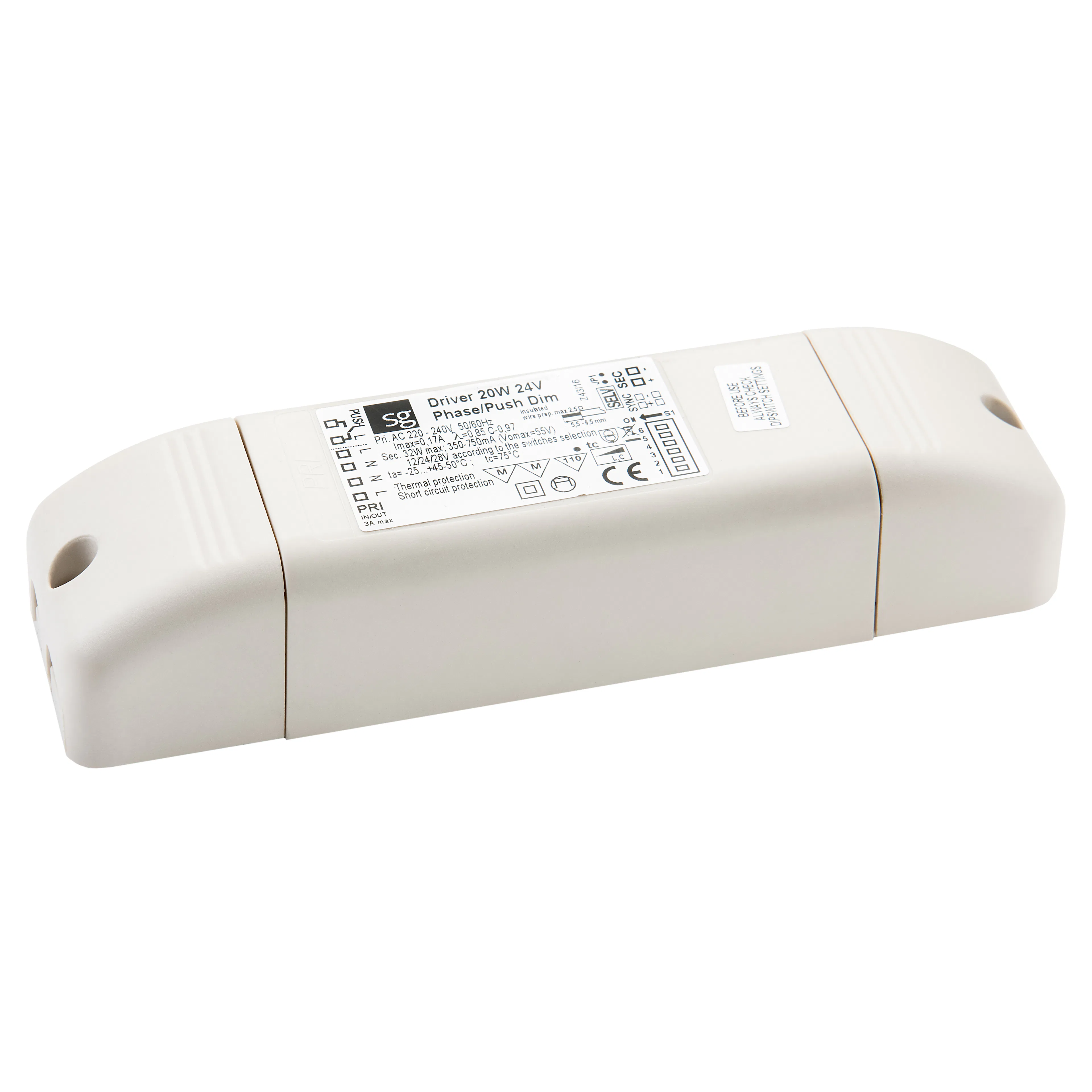 Driver SG ARMATUREN 17W 350Ma Dc Bak/Push