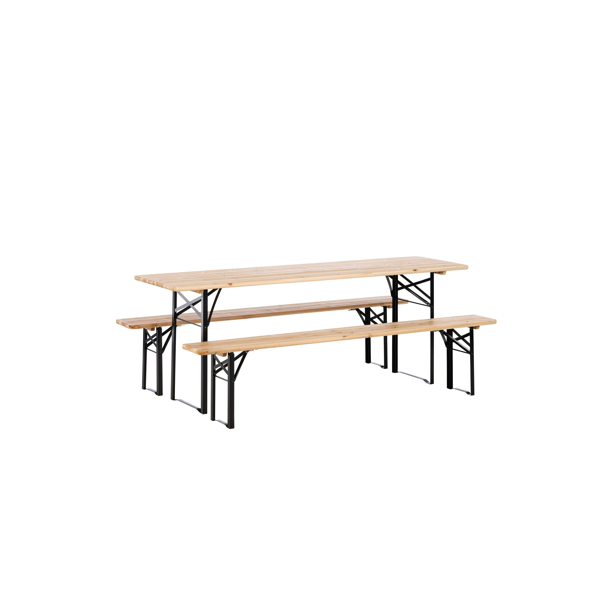 Bänkbord Venture Home Guniess Ihopfällbart Picknickbord med 6 Sittplatser