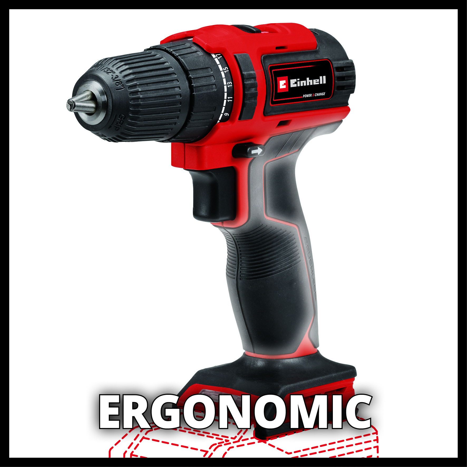 Borrskruvdragare Einhell TE-CD 18/40 BL Solo