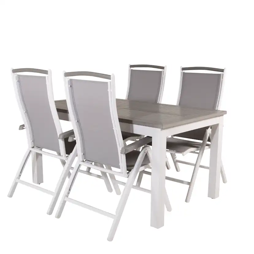 Matgrupp Venture Home Aleyna 160/240 med 4 Stolar