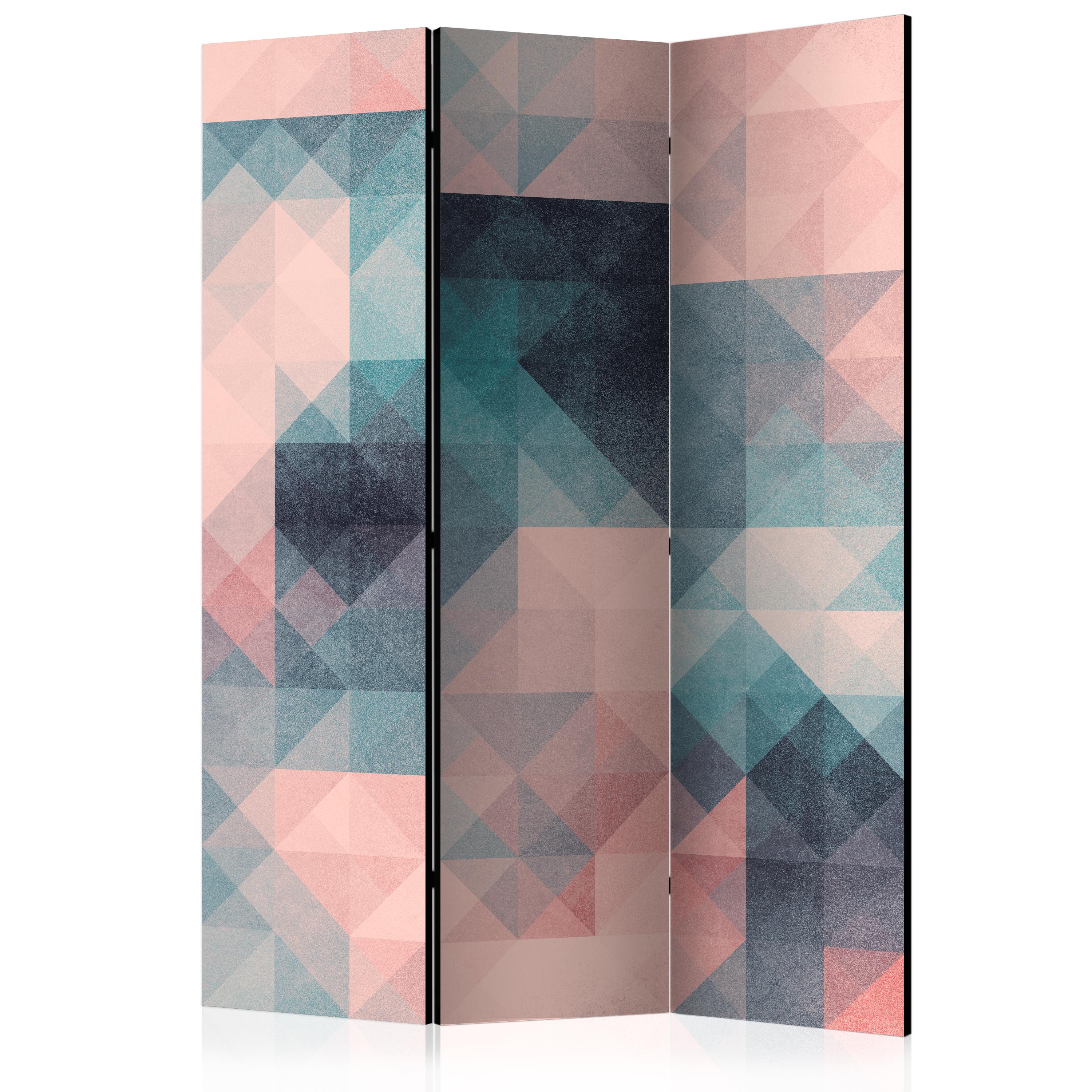 Rumsavdelare Arkiio Pixels Green And Pink 135x172 cm