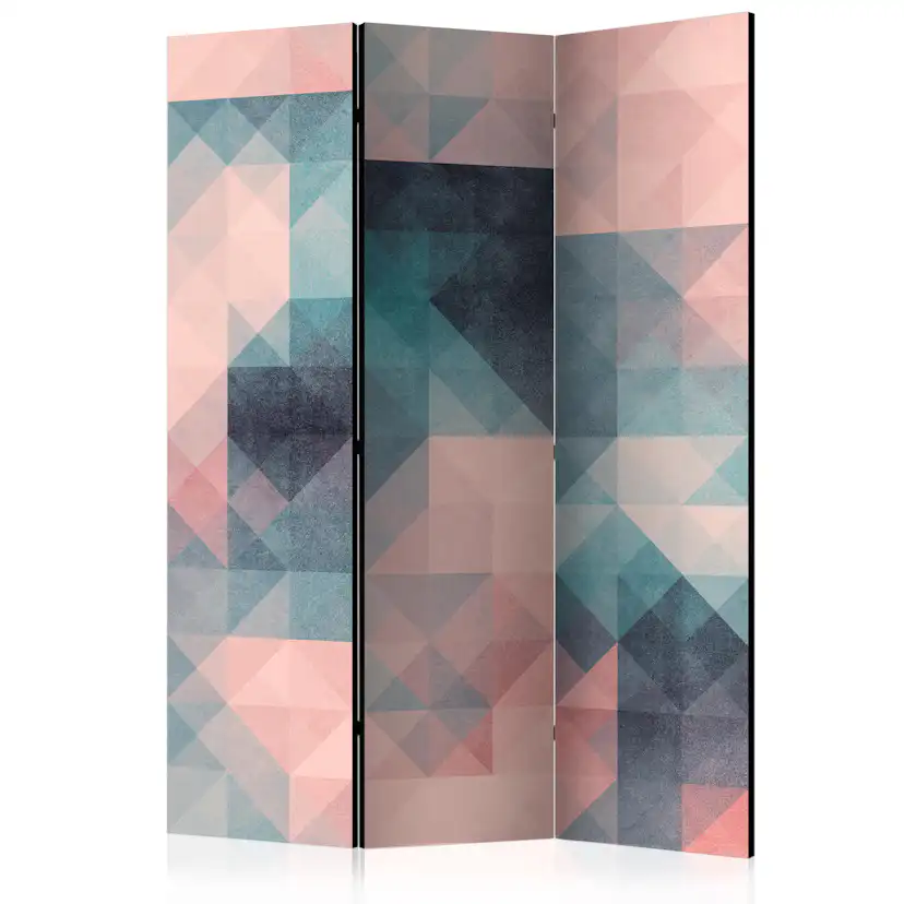 Rumsavdelare Arkiio Pixels Green And Pink 135x172 cm