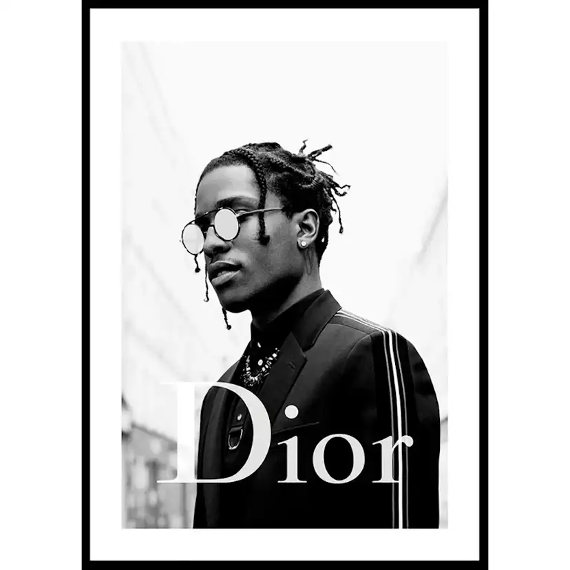 ASAP Rocky Dior 70x100 100x70 cm