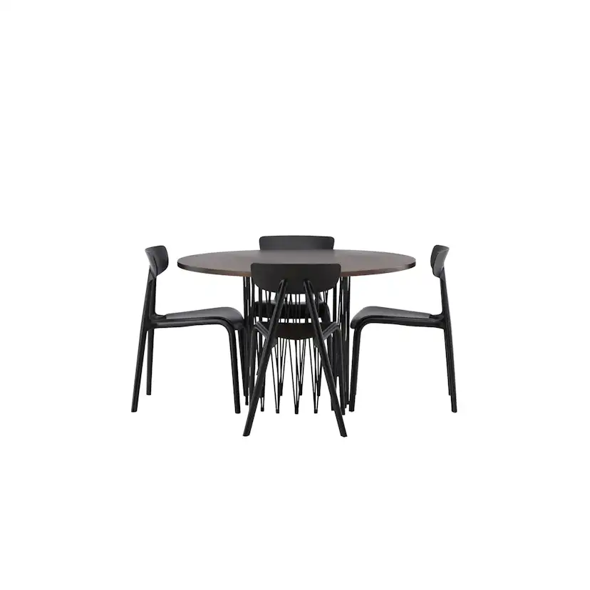 Matgrupp furniture/fashion Stone med 4 Ursholmen Stolar