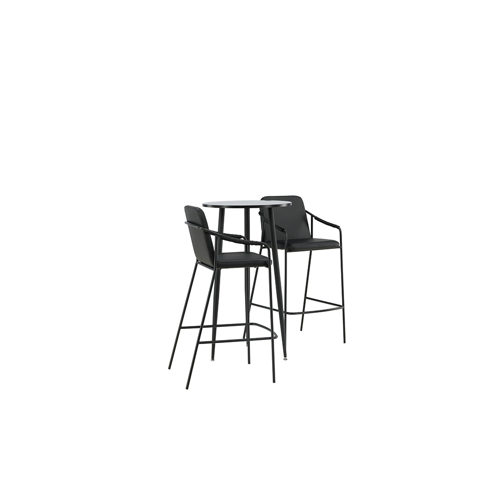 Matgrupp Venture Home Plaza Ø60 cm med 2 st Bella stolar