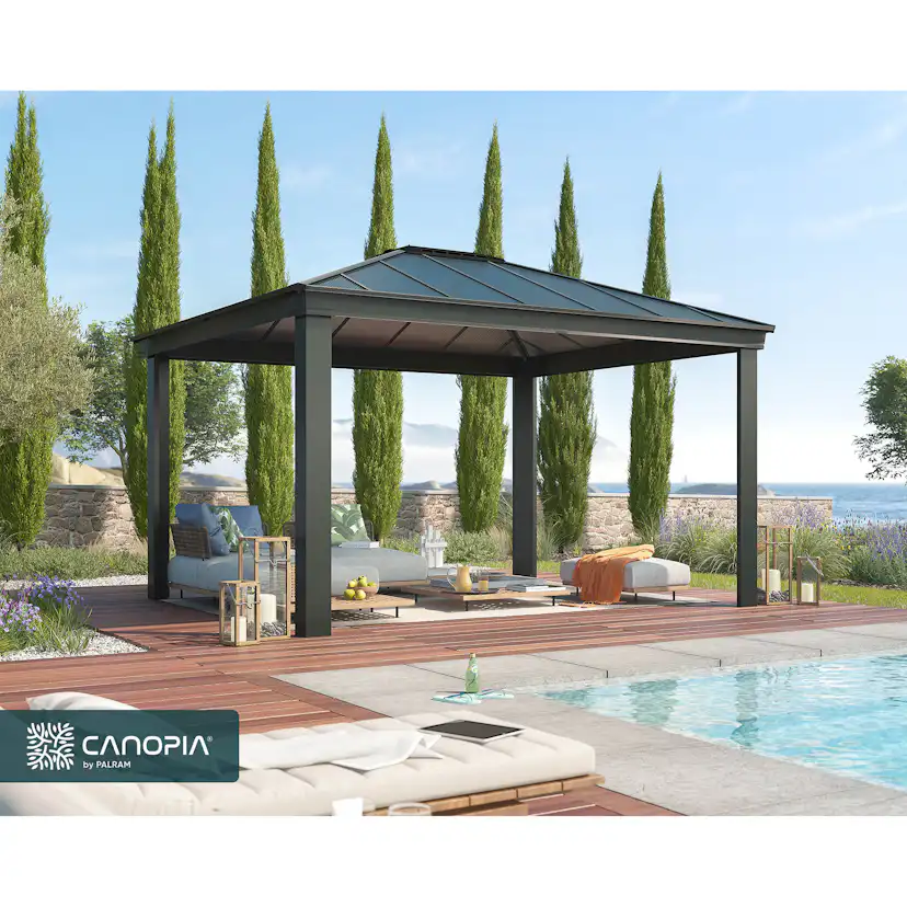 Canopia Dallas Hardtop Aluminium Paviljong För Hela Säsongen