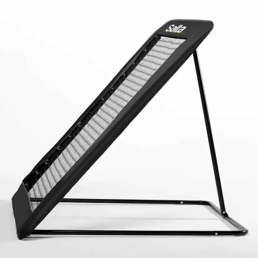 Fotbollsmål Salta Rebounder i Svart med Justerbar Vinkel 164x164 cm