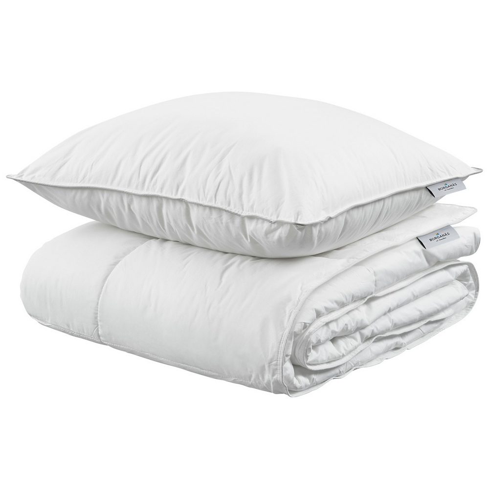 Hotelltäcke & Kudde Borganäs of Sweden Enkelsäng