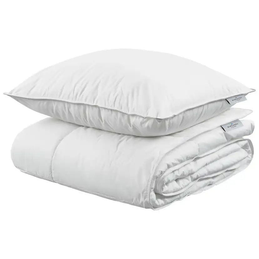 Hotelltäcke & Kudde Borganäs of Sweden Enkelsäng