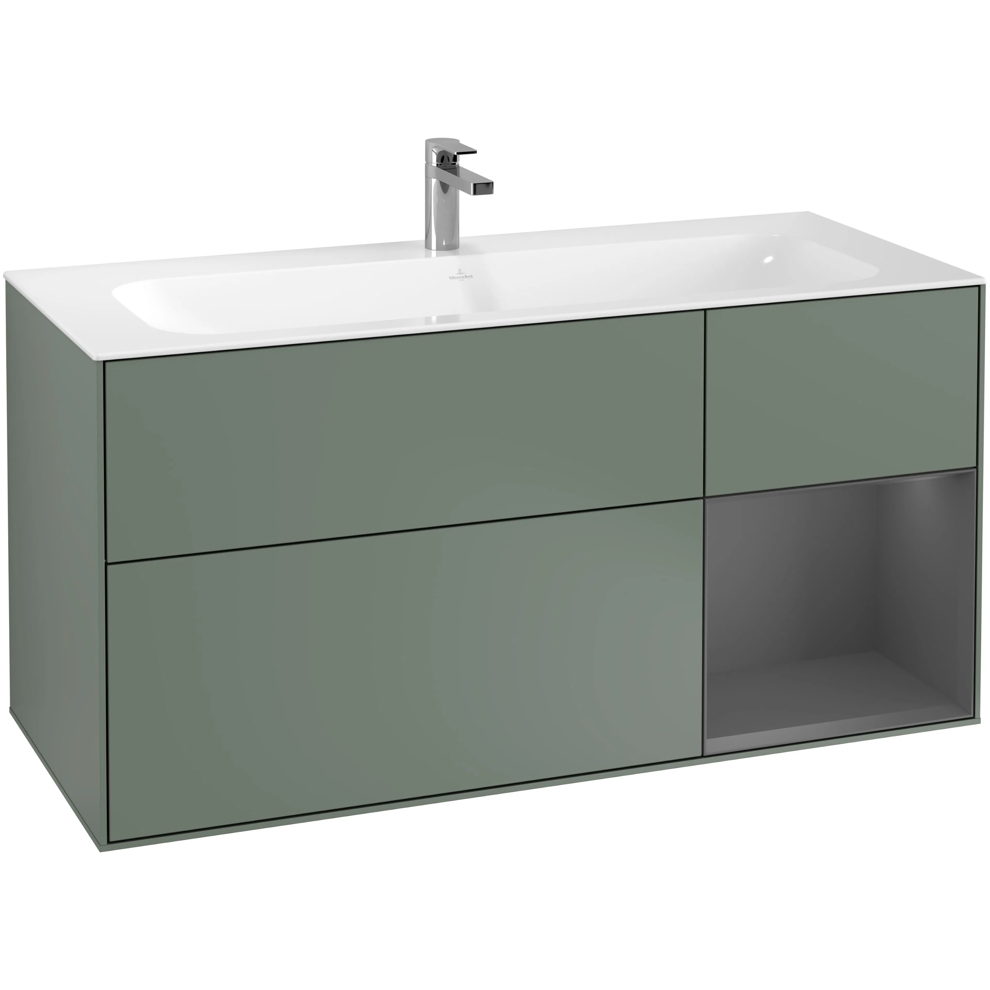 Tvättställsskåp Villeroy & Boch Finion med 3 Lådor och Hylla för Inbyggt Tvättställ