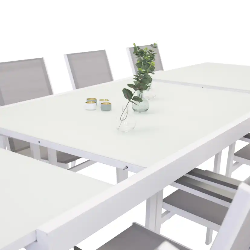 Matgrupp Venture Home Santorini 200/320 med 10 Pincy Stolar