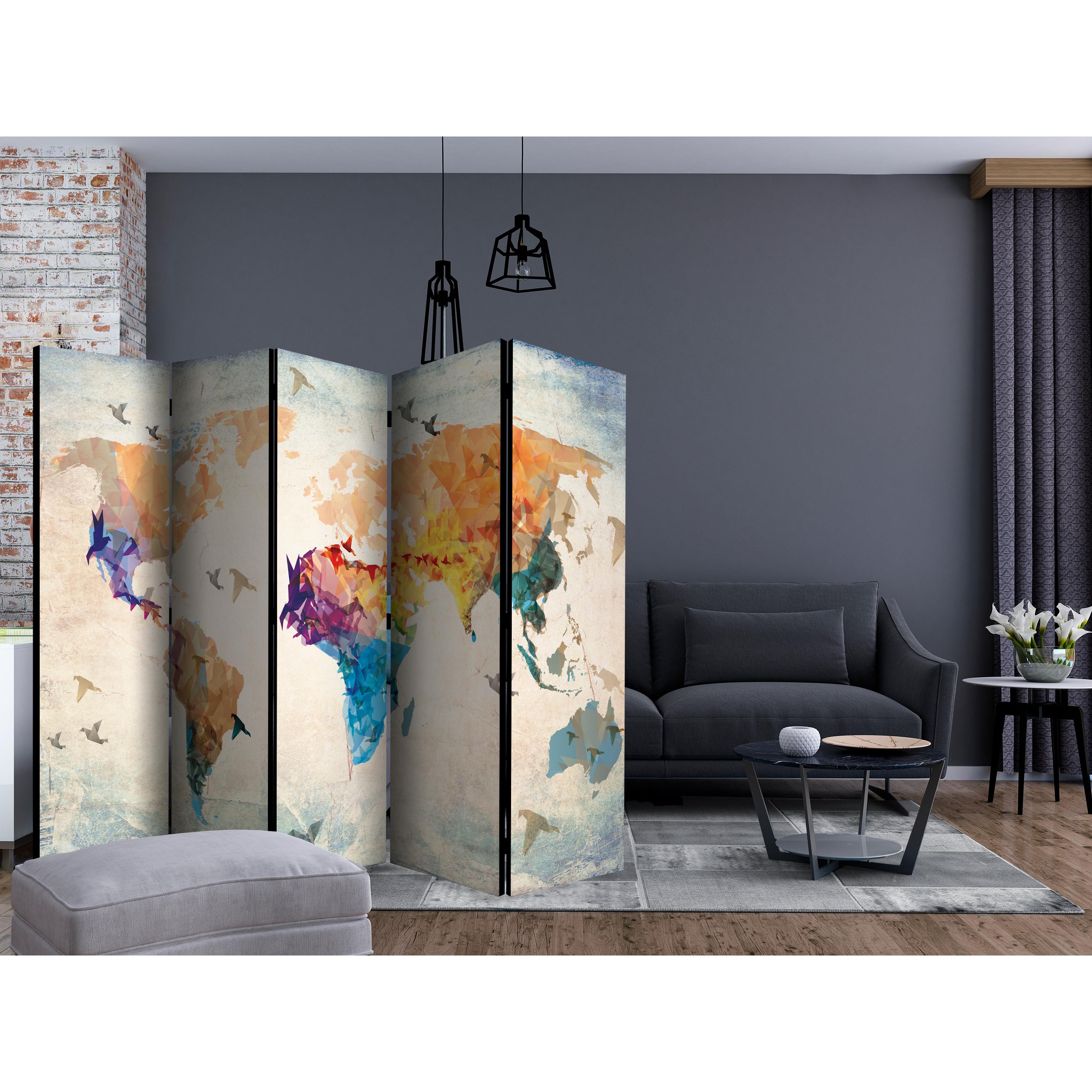 Rumsavdelare Arkiio Paper Birds II 225x172 cm