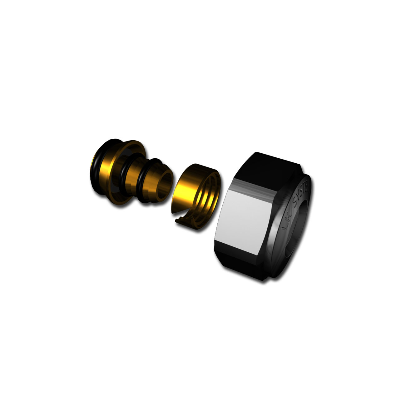 Anslutningskoppling LK Systems Pepex-Uponor 17X2.0