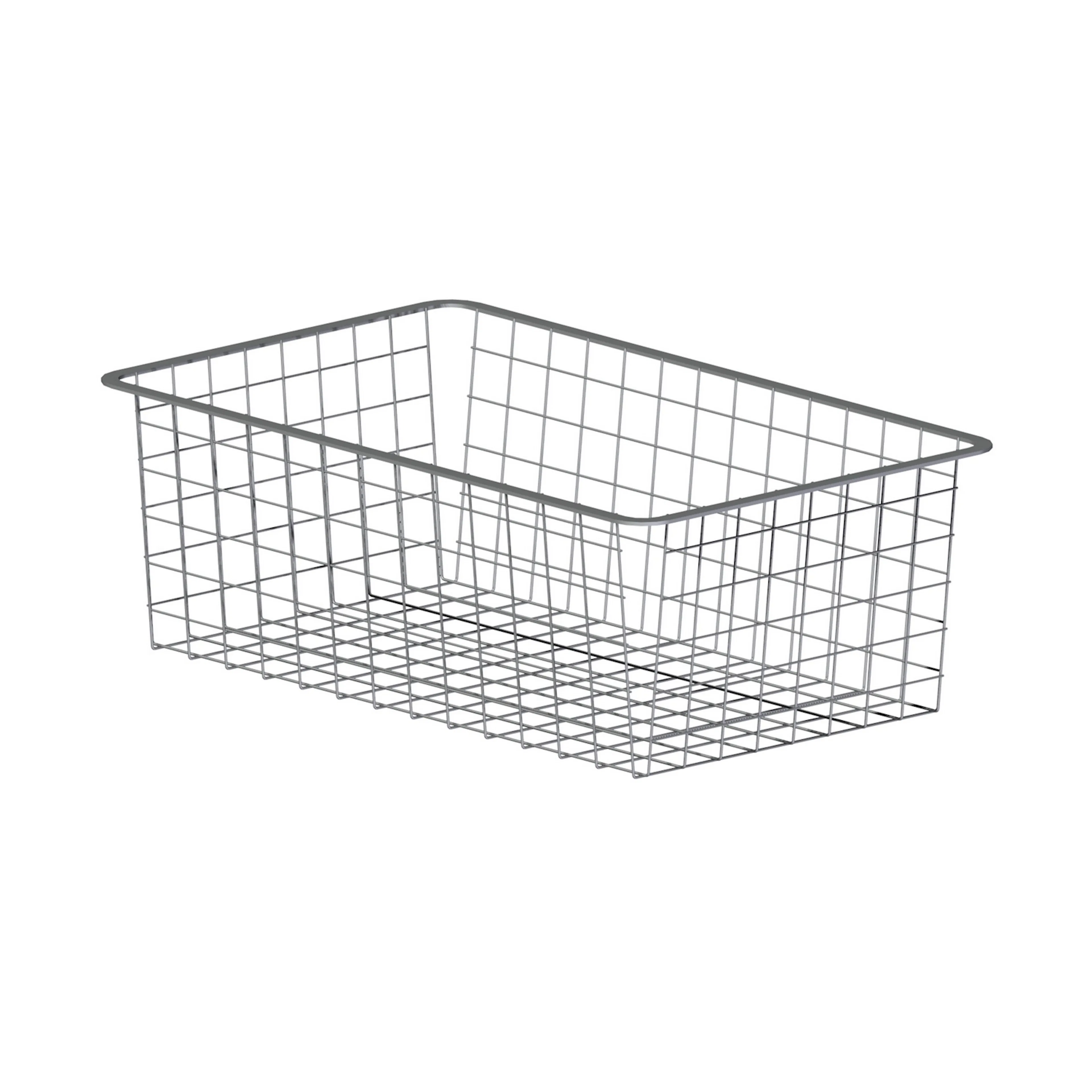 Trådback silver 327x527x185 Silver, 185 mm