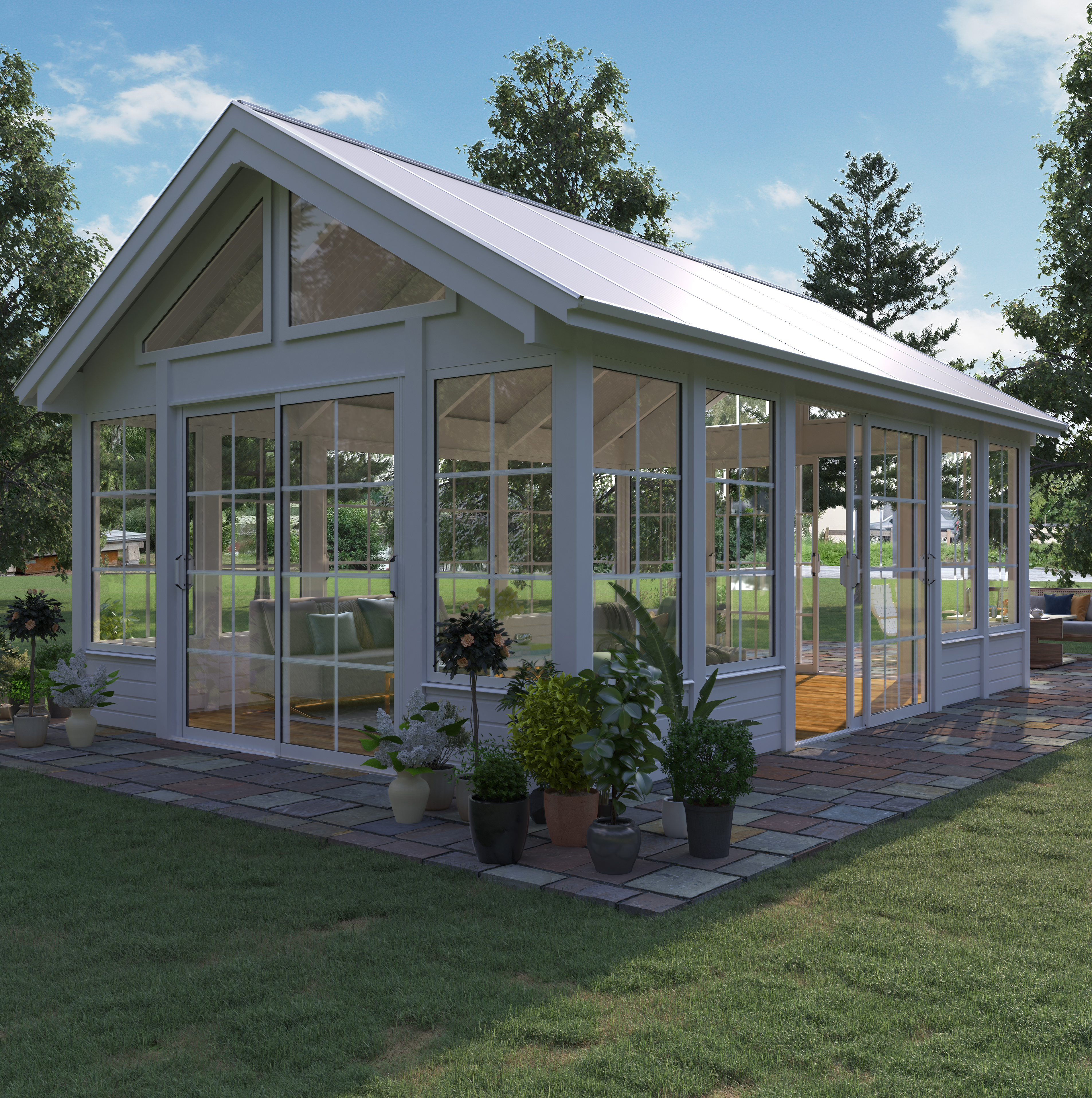 Växthus/Orangeri Landskap Grönska Vinter 25 kvm