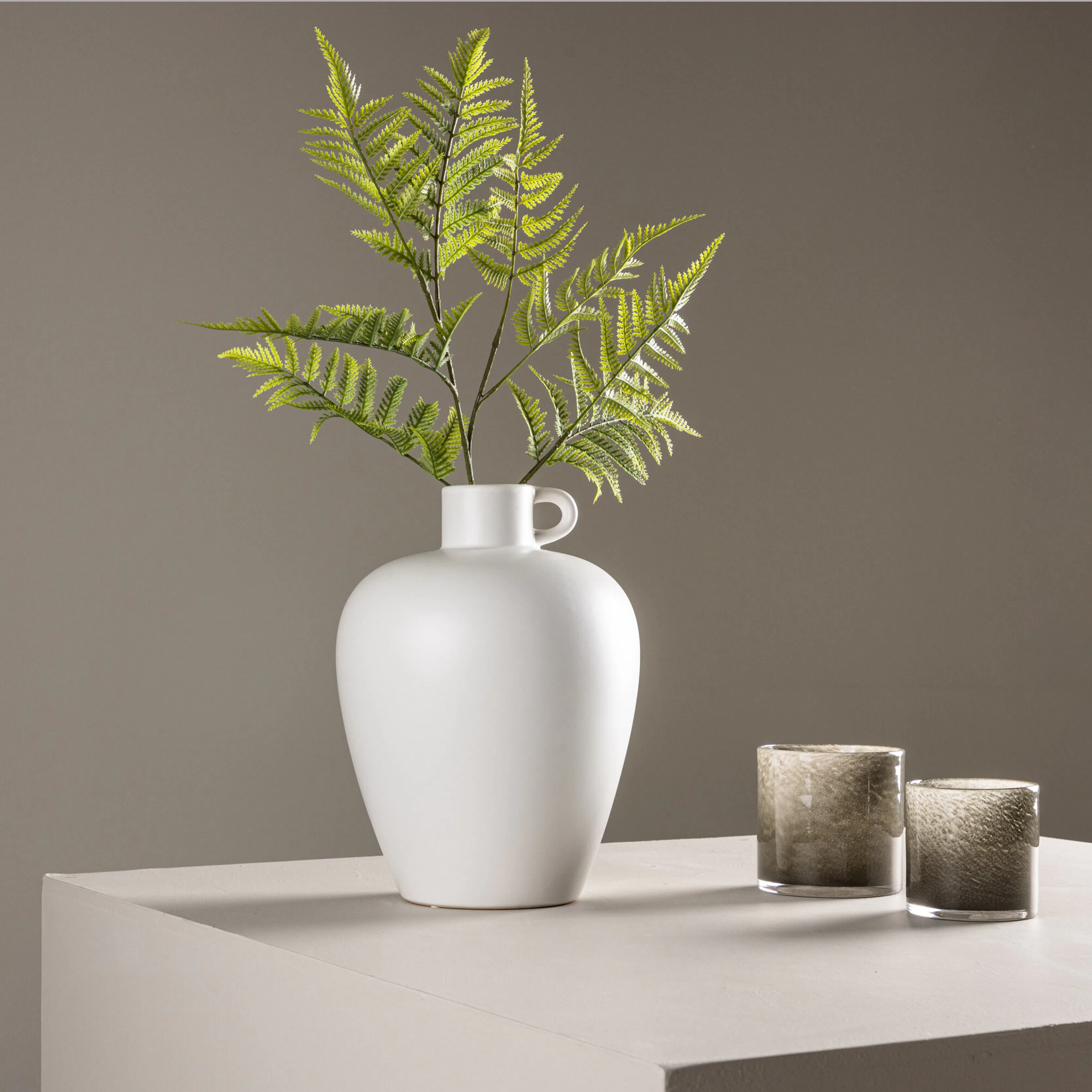 Cent Vase - Offwhite -24*24*33cm Vit
