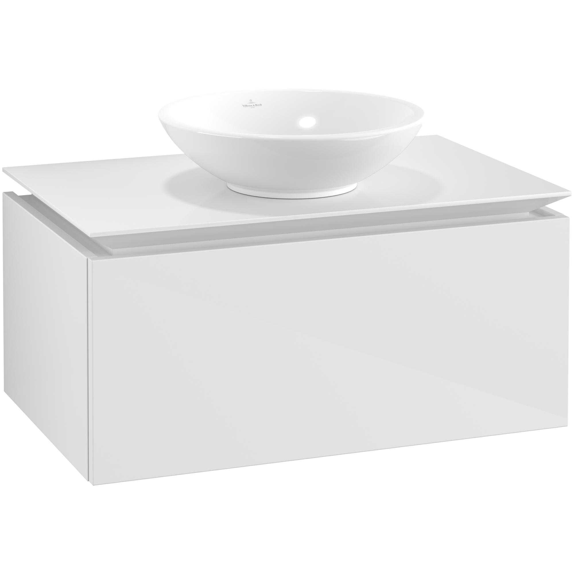 Tvättställsskåp Villeroy & Boch Legato Kompakt 800 med 1 Låda för Ytmonterat Tvättställ