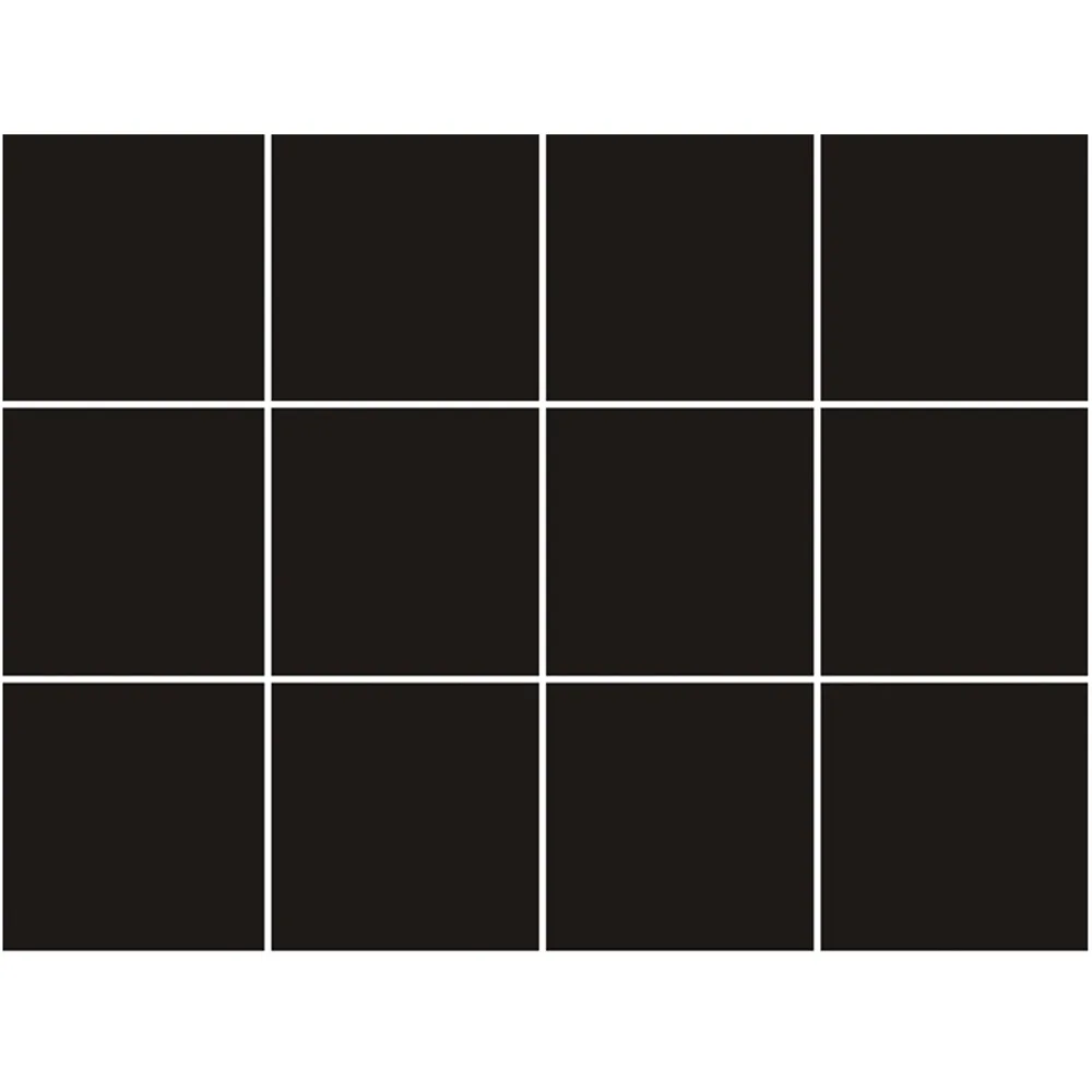Klinker Konradssons Color 2 Black Svart Matt 10x10 cm