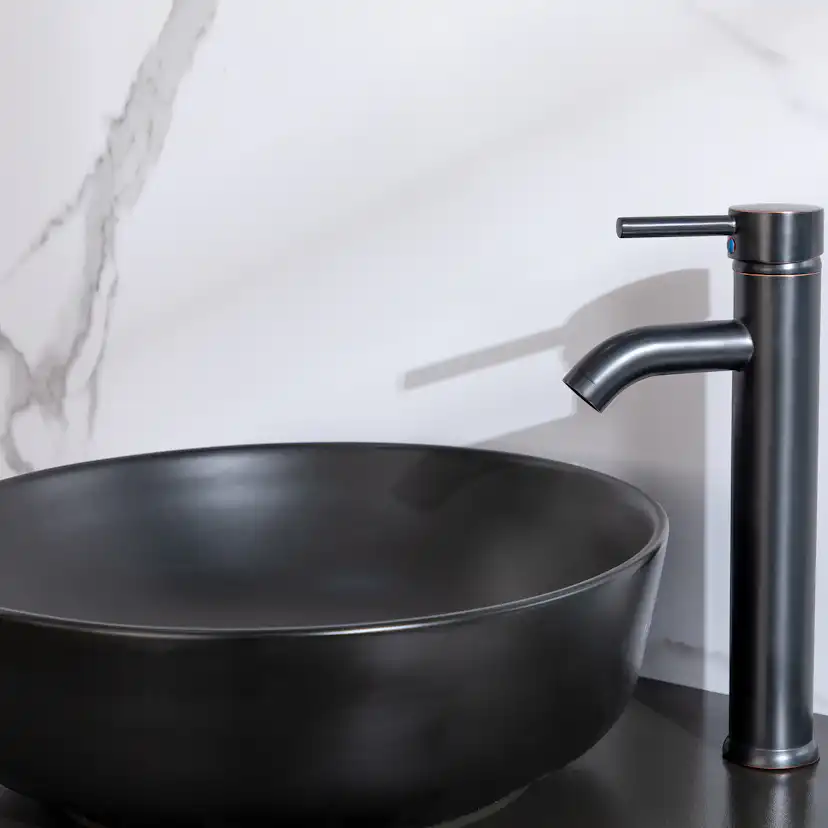 Washbasin Cabinet Bathlife FÖRTJUST 60 Brown oak Bredd: 600 mm