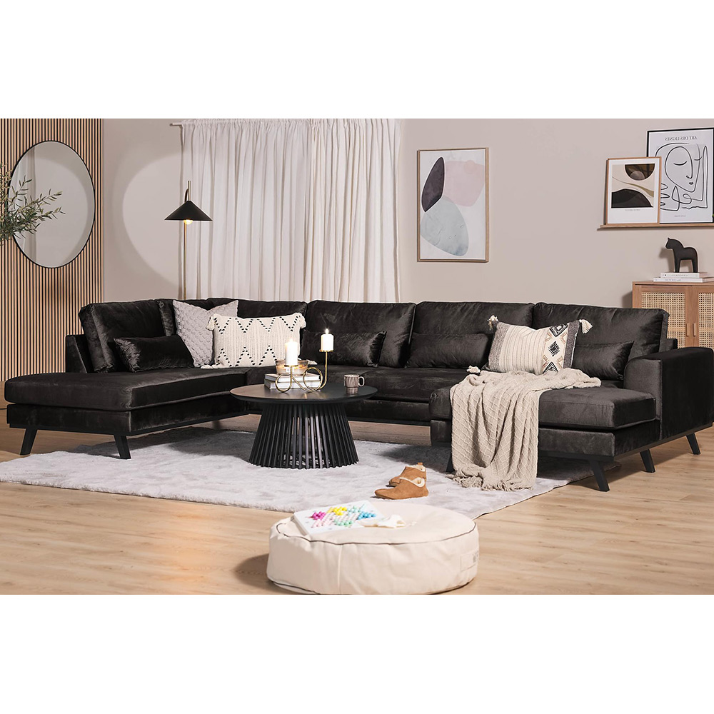 U-Soffa Scandinavian Choice Copenhagen Sammet