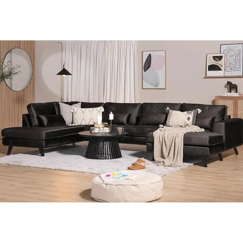 U-Soffa Scandinavian Choice Copenhagen Sammet