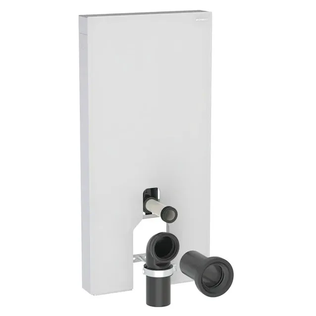 WC-Fixtur Geberit Monolith för Back-to-wall Toalettstol 101 cmxVit/Satinerat glas