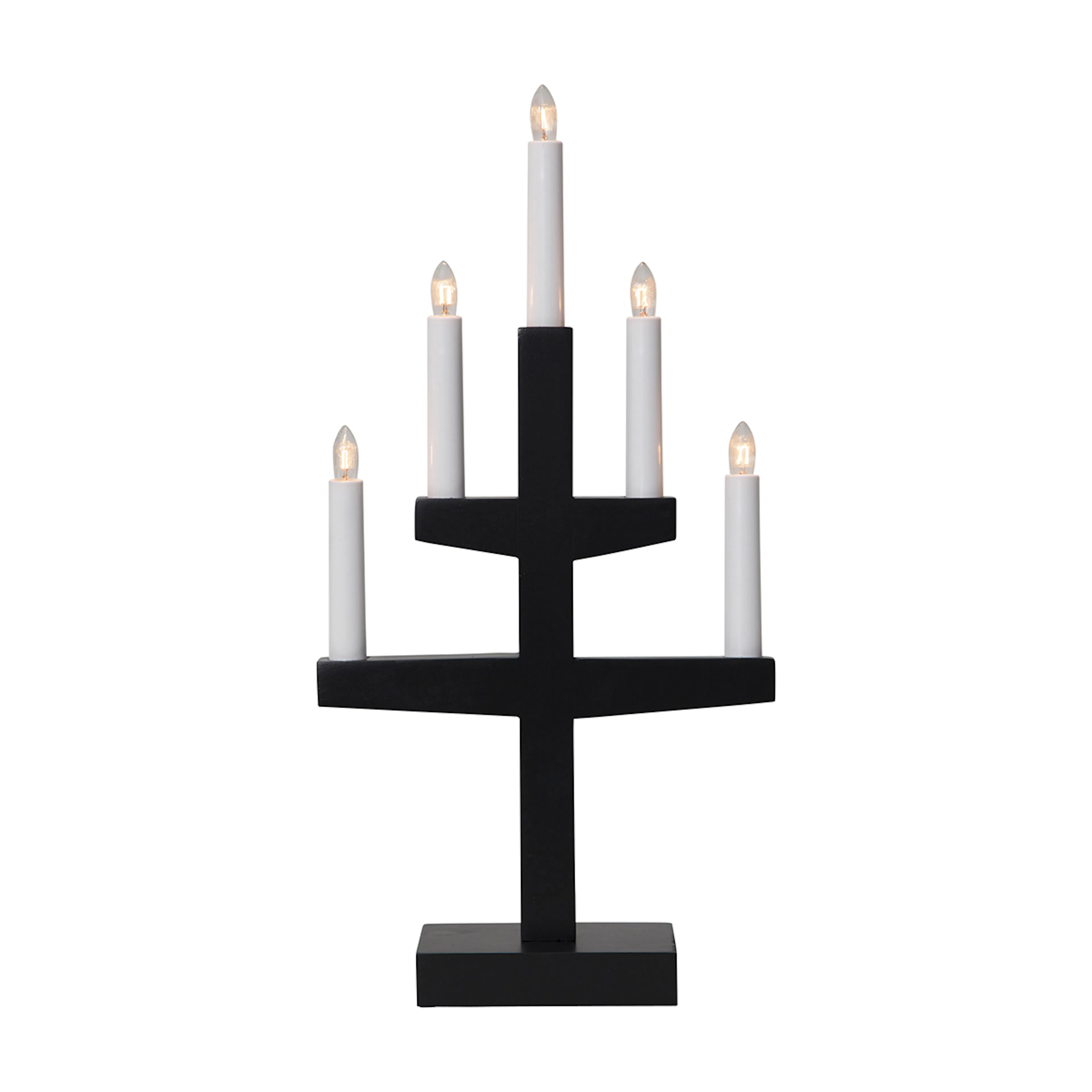 Ljusstake Star Trading Trapp 5-armad Adventsljusstake