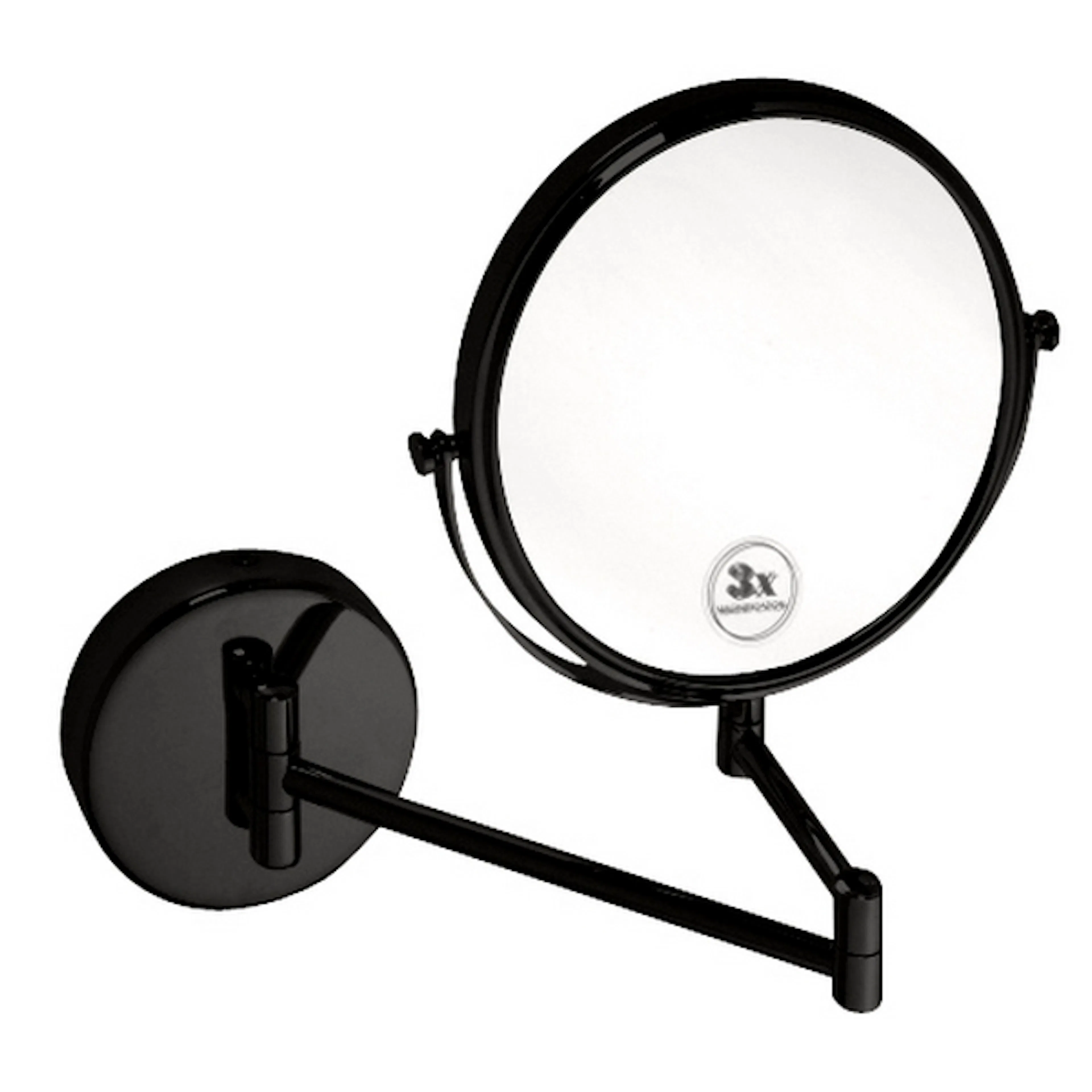 Sminkspegel Duschbyggarna Black