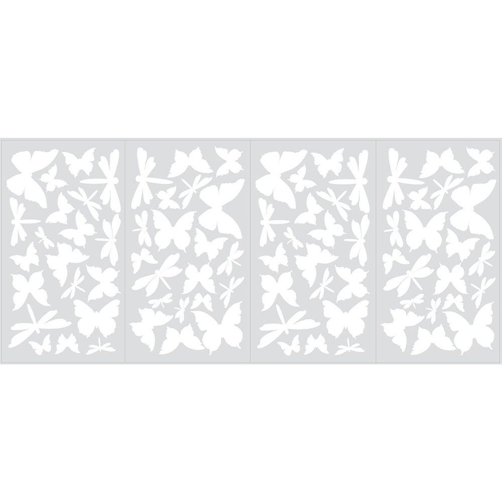 Väggdekor RoomMates Butterflies & Dragonflies Glow in the Dark