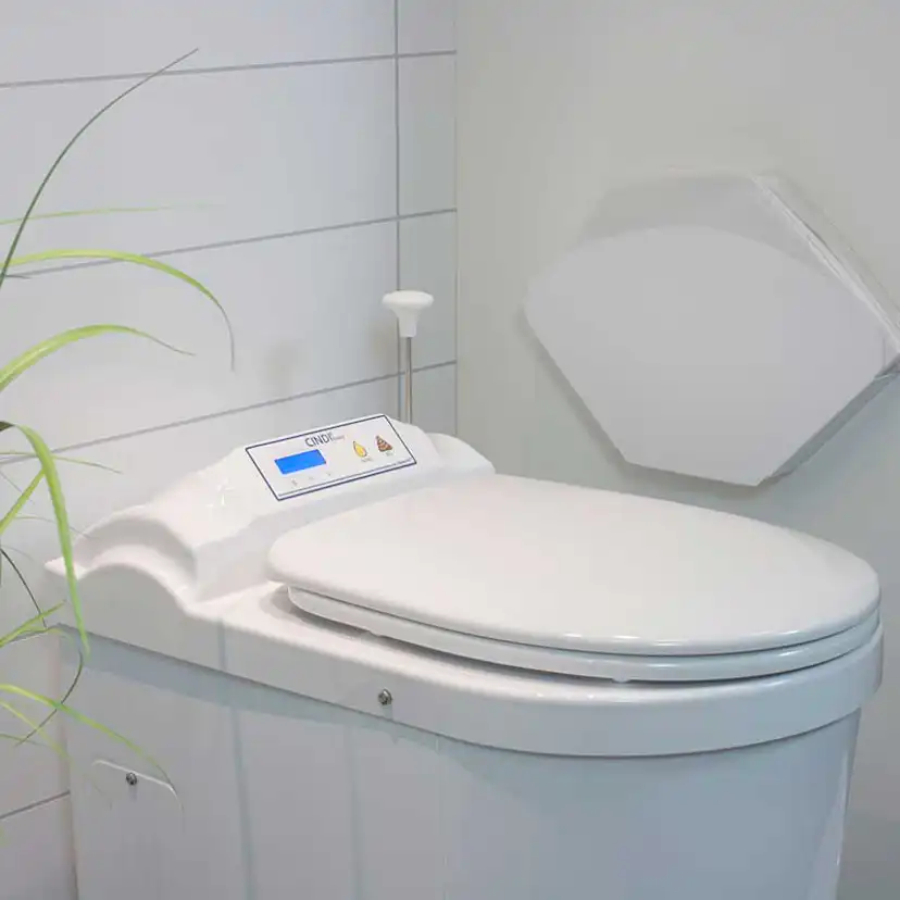 Förbränningstoalett Separett Family II med Ventilationspaket