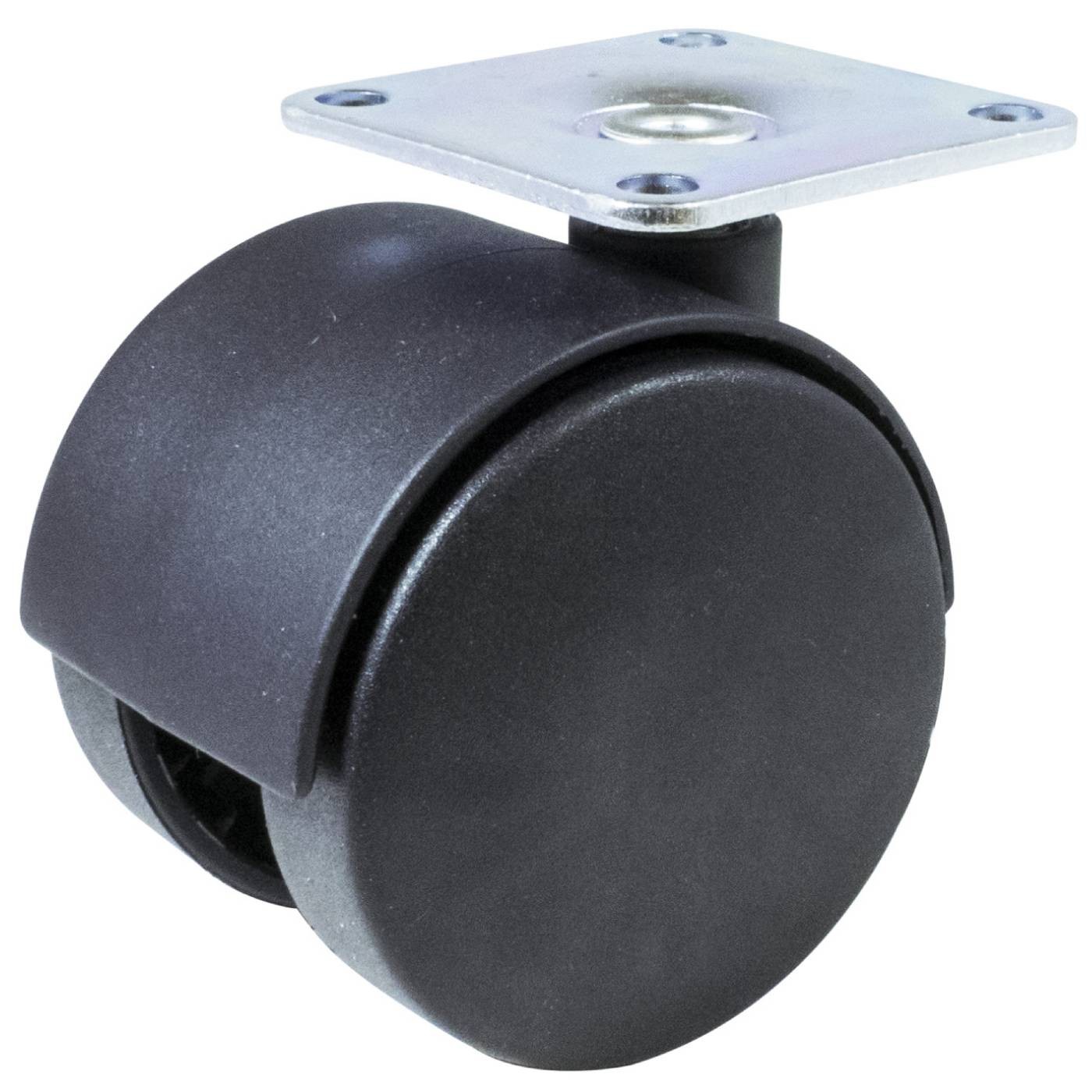 Möbelhjul Millers Svart 50 mm