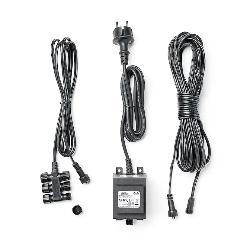 Startkabel Gnosjö Konstsmide Med Trafo 12v/60va Amalfi 6 Uttag
