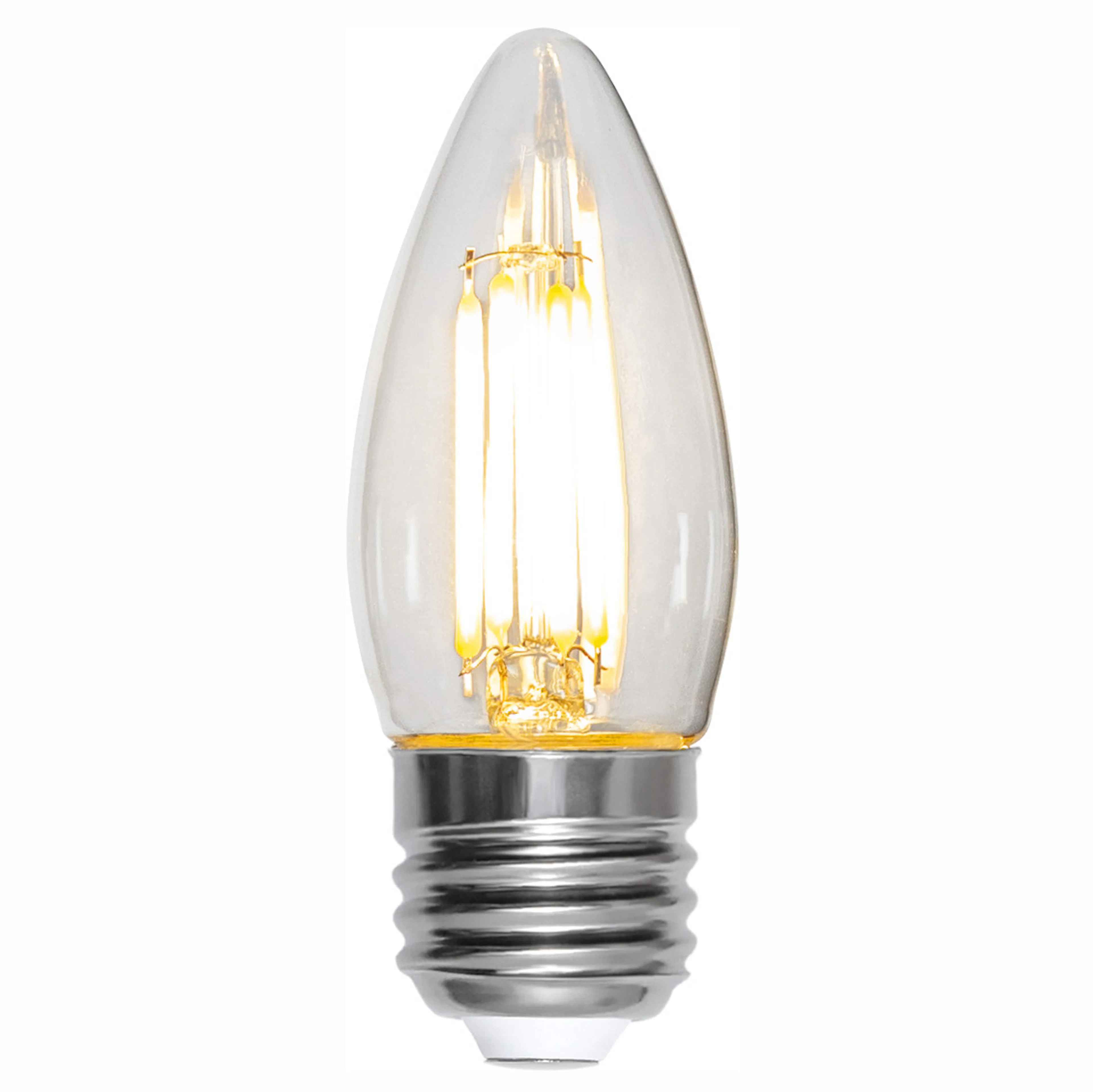 LED-lampa Star Trading Clear E27 C35 470 Lumen