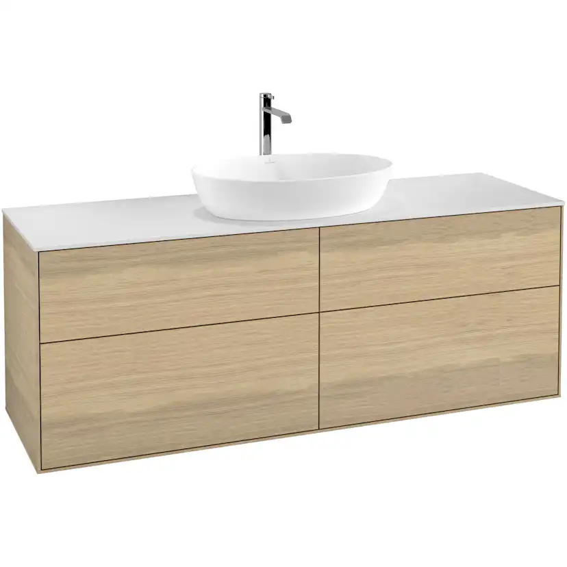 Tvättställsskåp Villeroy & Boch Finion med 4 Lådor och Bänkskiva för Fristående Tvättställ från Artis & Collaro