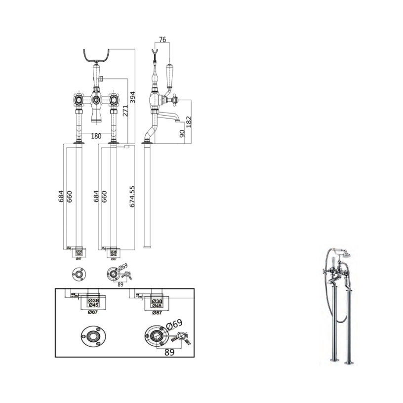 Golvblandare Imperial Lichfield