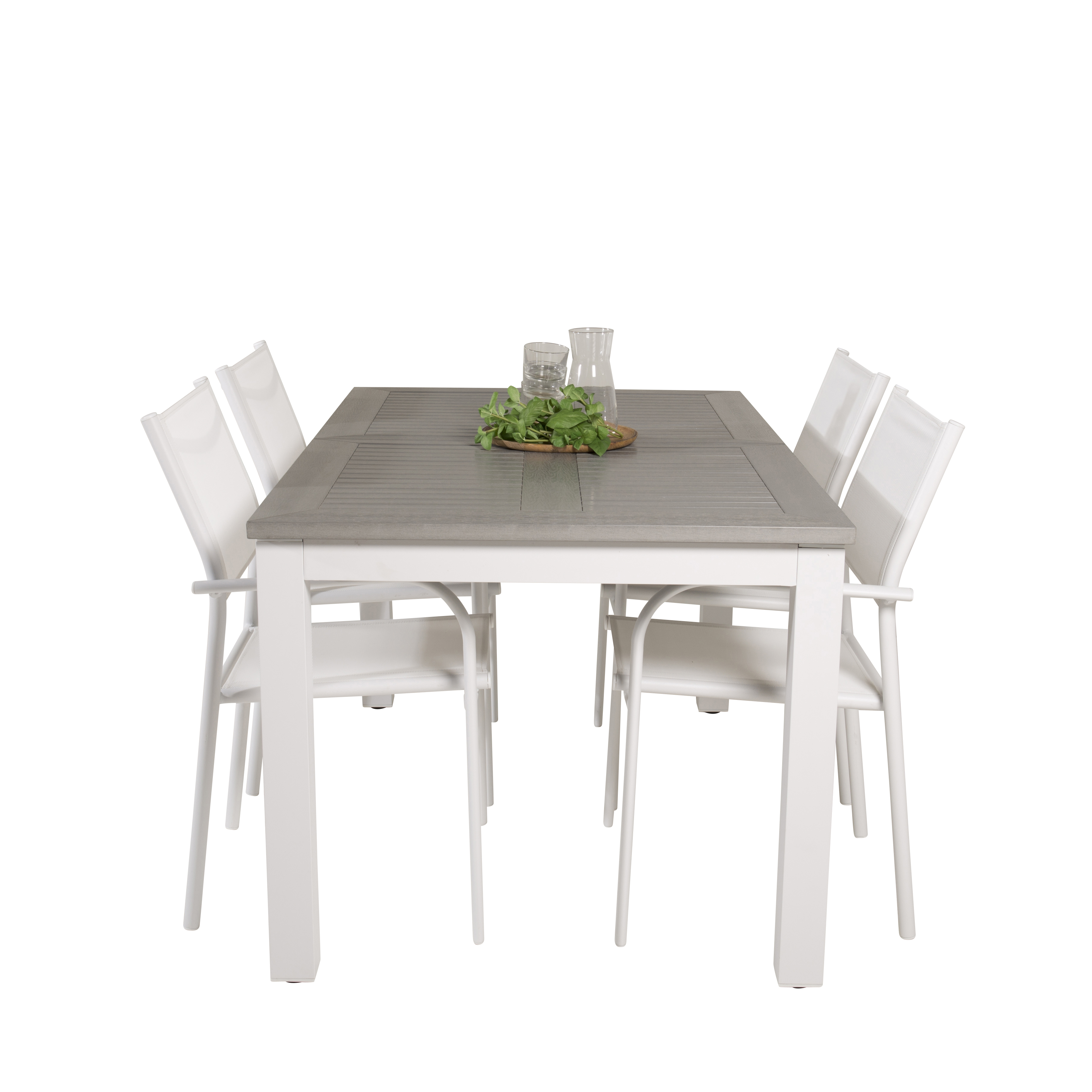 Matgrupp Venture Home Aleyna 160/240 med 4 Siri Matstolar