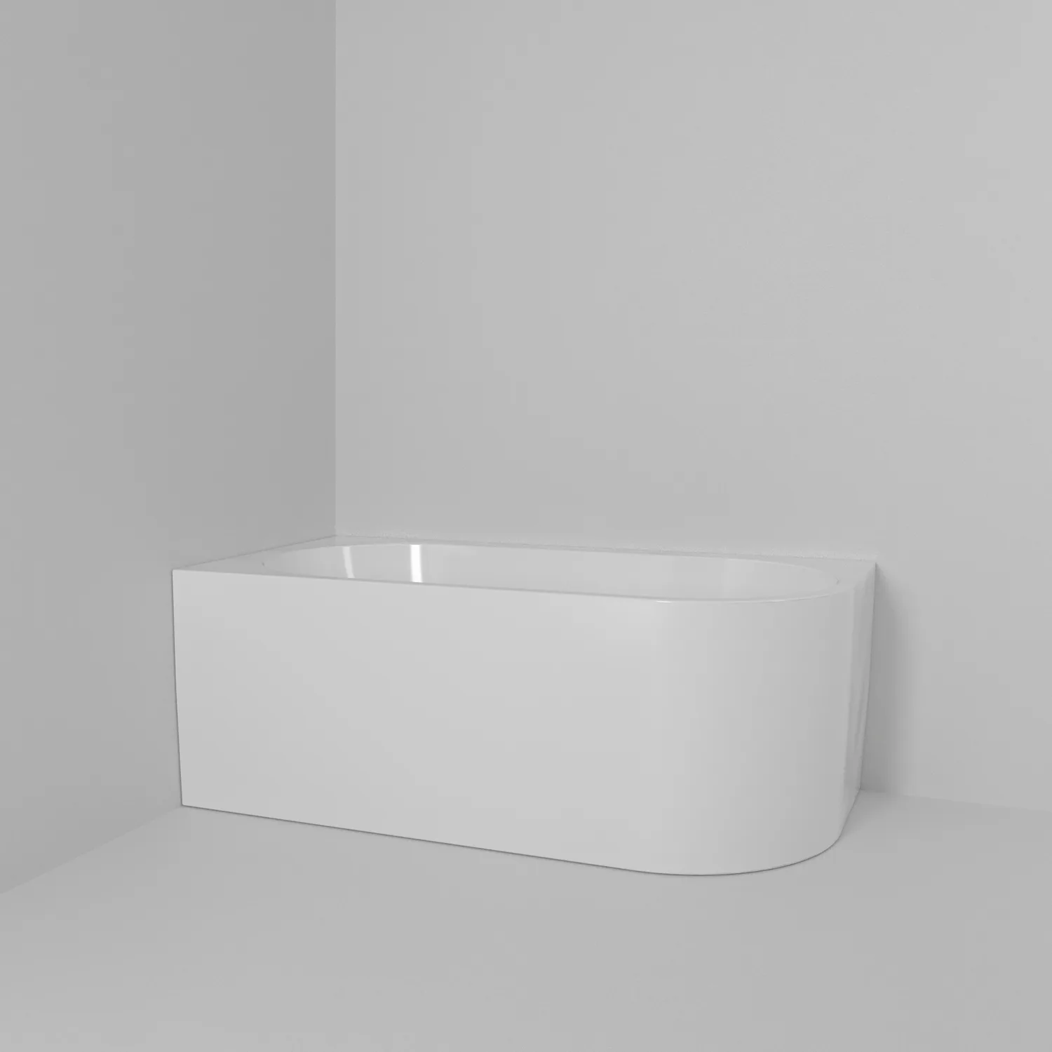 Badkar Ihre 160x80x59,5 vit vä Vänster, Utan Blandare