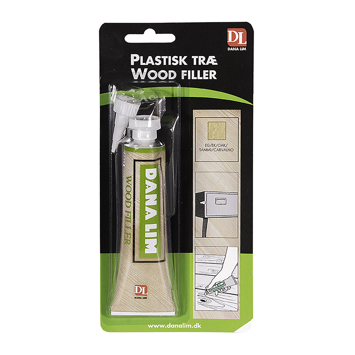 Trälim Danalim Plastiskt Trä 638 Ek 75 ml