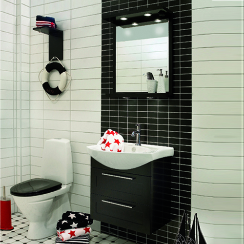 Möbelpaket Noro Polo Svart Ramlucka