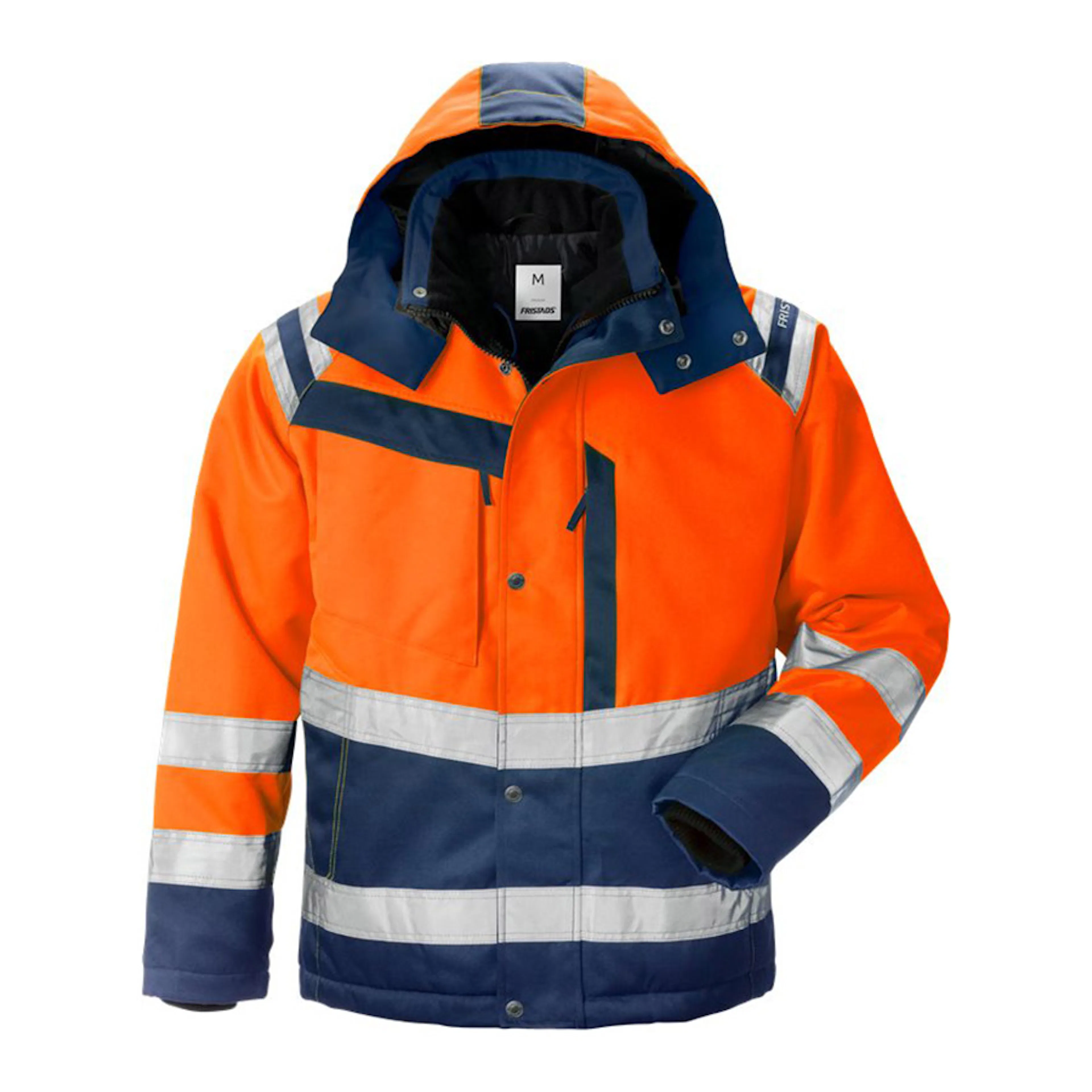 Varselorange/Marinblå