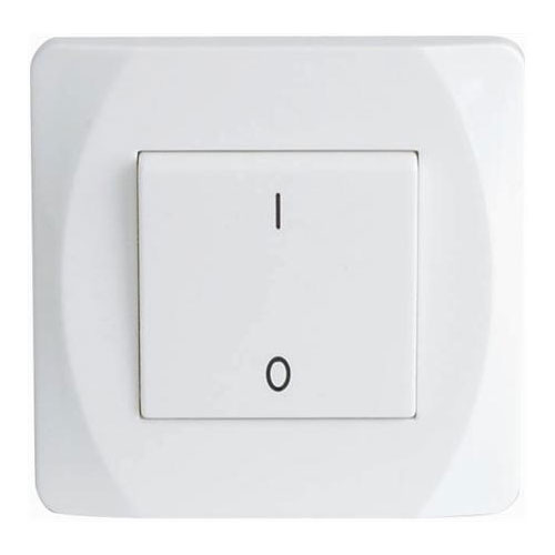 Strömbrytare Malmbergs Nova Infälld 2-Pol Vit