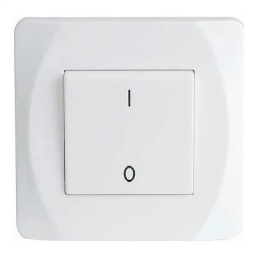 Strömbrytare Malmbergs Nova Infälld 2-Pol Vit