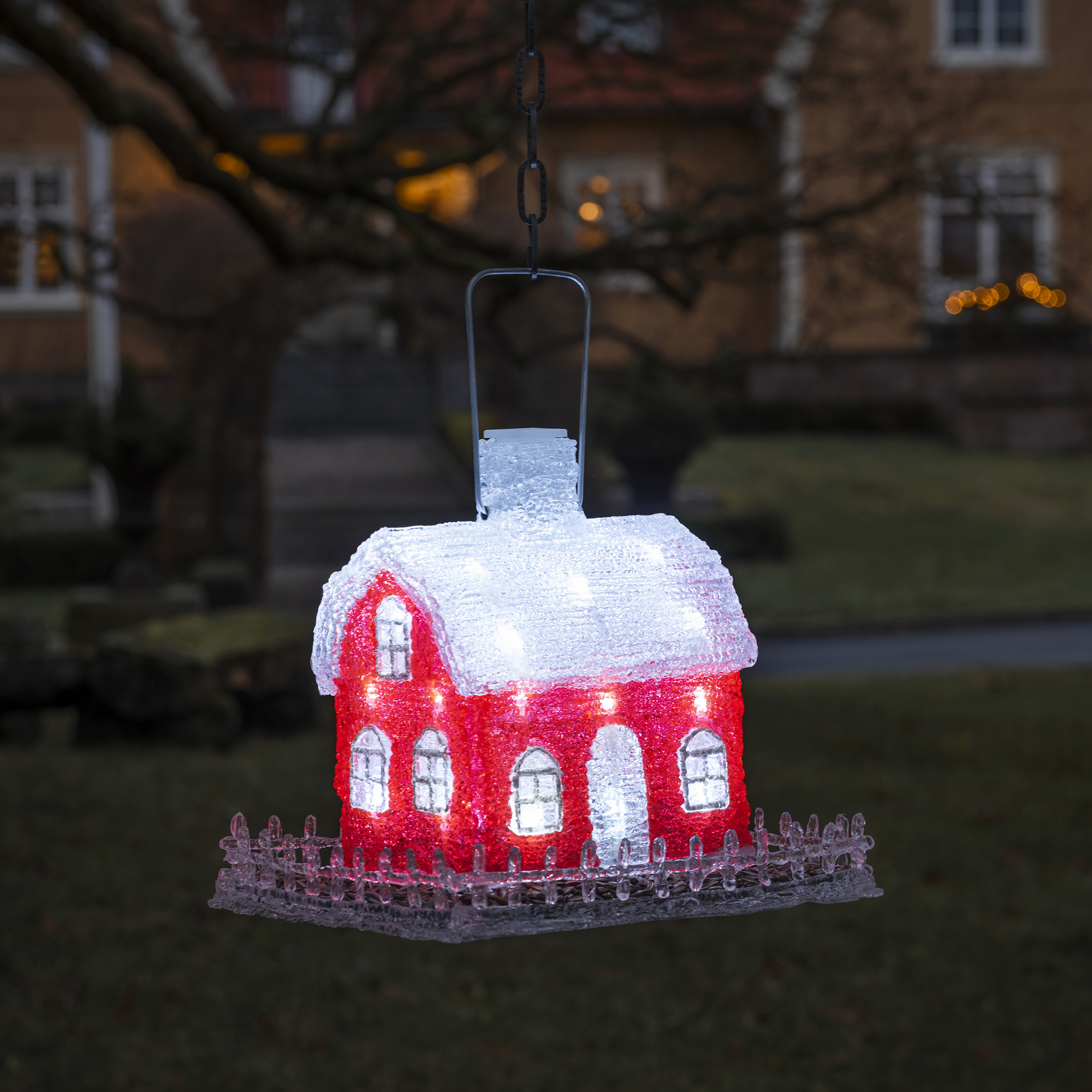 Dekorationsbelysning Gnosjö Konstsmide Fågelbord Akryl 32L LED