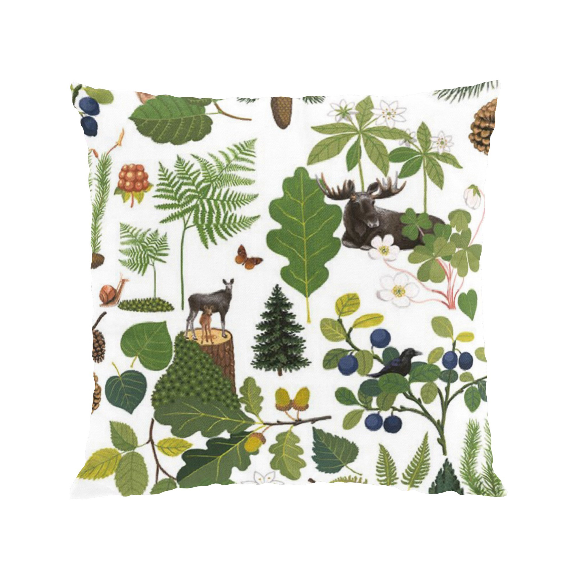 Kuddfodral Arvidssons Textil Skogsliv